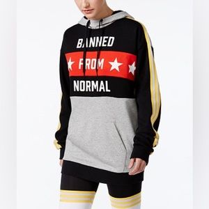 adidas Originals X Rita Ora Banned From Normal Hoodie Sweatshirt With Tiger Back